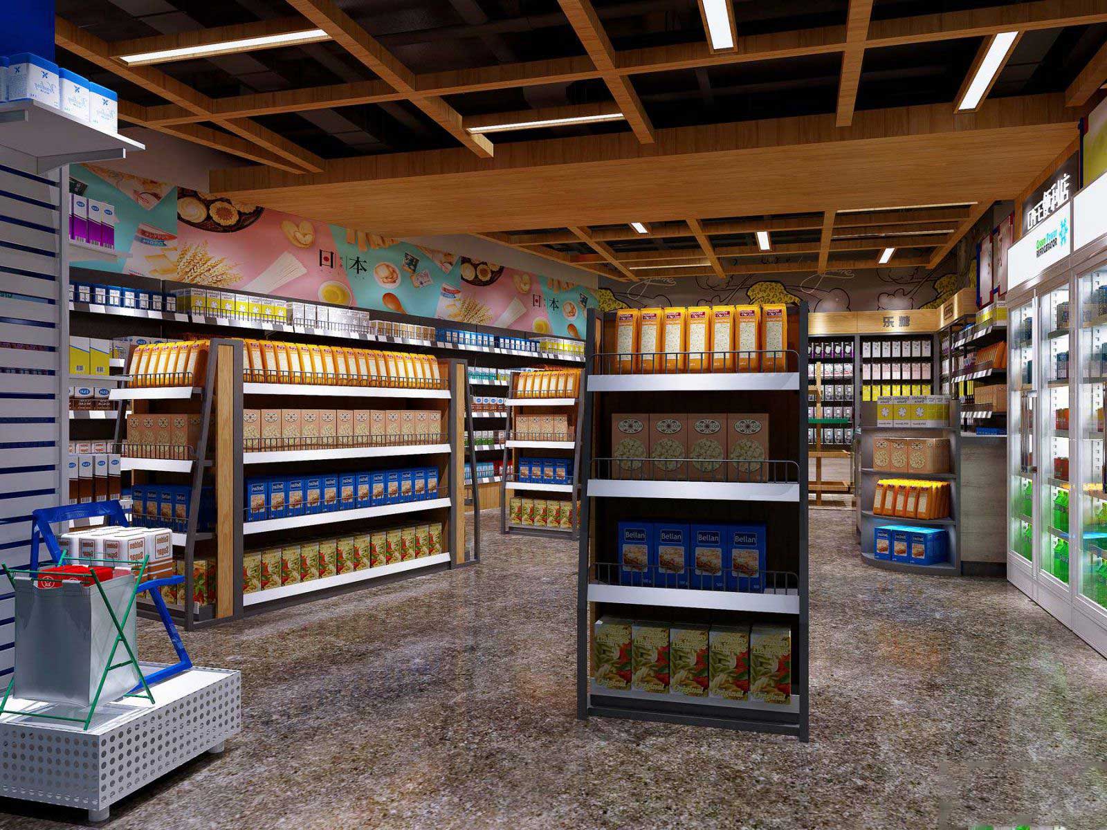150平米進(jìn)口零食店鋪設(shè)計裝修效果圖