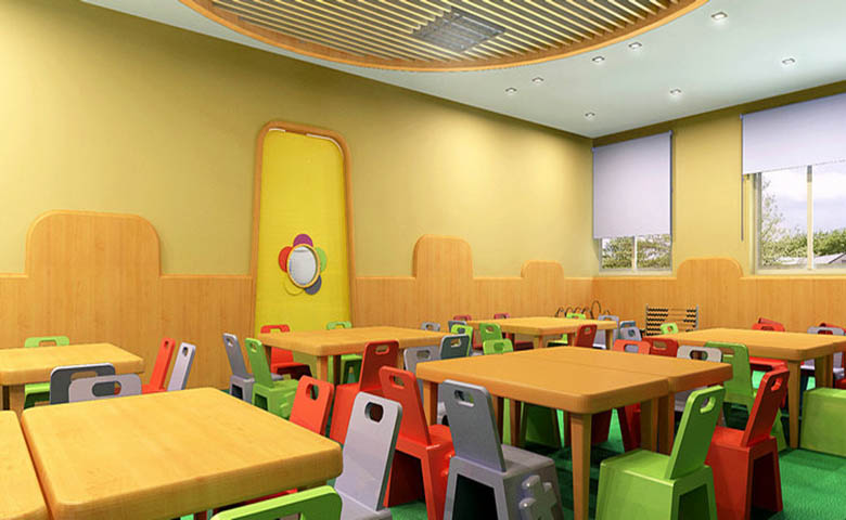 鄭州國際幼兒園裝修設(shè)計效果圖